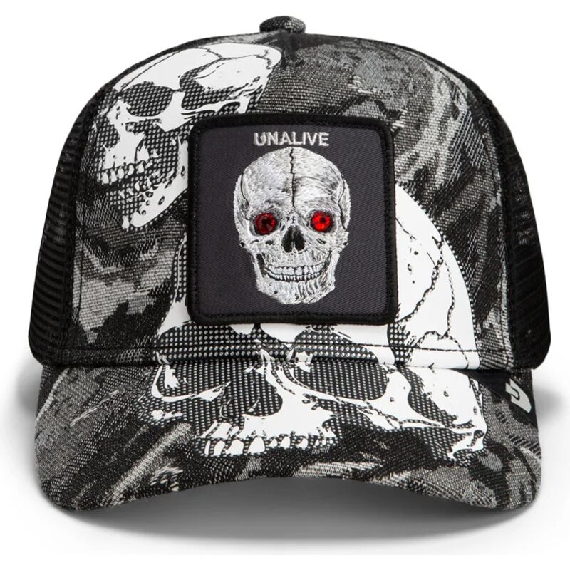 casquette-trucker-noire-crane-bone-head-unalive-the-farm-goorin-bros