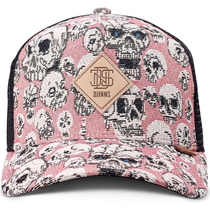 casquette-trucker-rose-et-noire-hft-crasy-sofa-skull-djinns