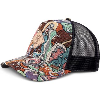 Casquette trucker multicolore HFT Cap Sofa Aliens Djinns