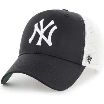 Svart MLB New York Yankees truckerkeps från 47 Brand