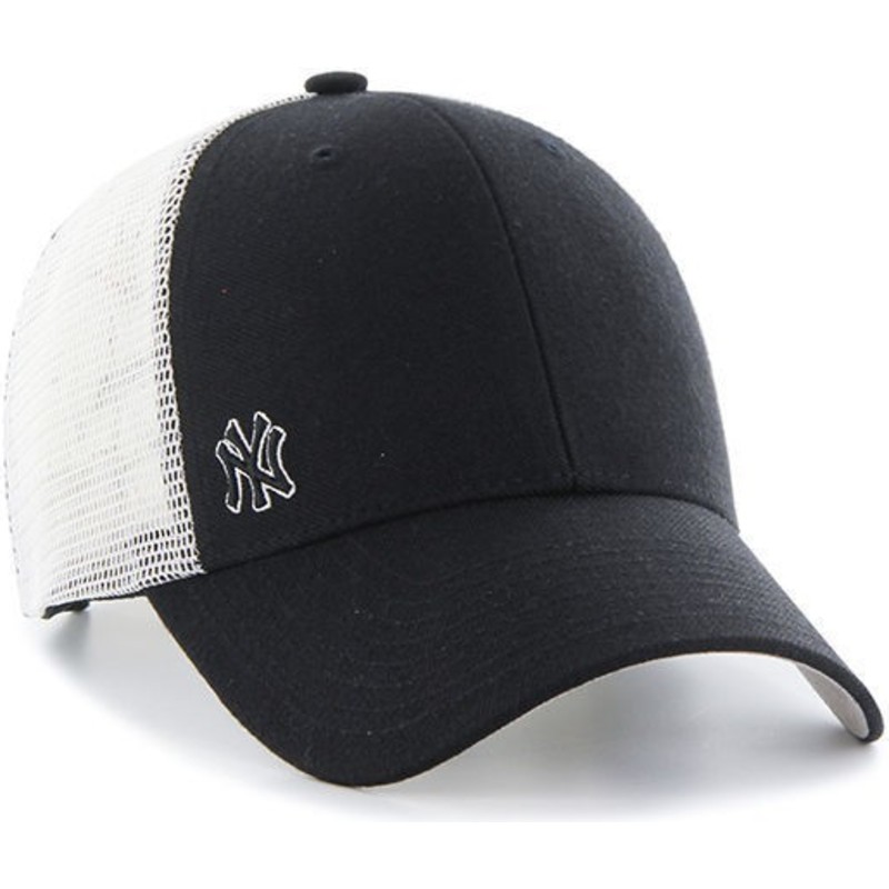 47-brand-kleines-logo-mlb-new-york-yankees-trucker-cap-schwarz