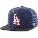 mutzen-flach-marineblau-snapback-estampado-de-cruces-der-los-angeles-dodgers-mlb-von-47-brand