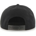 47-brand-flat-brim-mit-schwarzweiss-logo-mlb-new-york-yankees-smooth-snapback-cap-schwarz