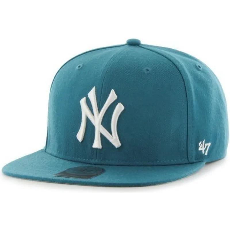 mutzen-flach-grun-snapback-lisa-der-new-york-yankees-mlb-von-47-brand