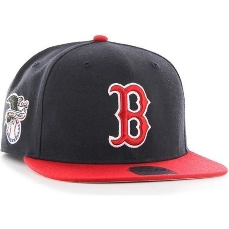 mutzen-flach-marineblau-snapback-der-boston-red-sox-mlb-von-47-brand mutzen-flach-marineblau-snapback-der-boston-red-sox-mlb-von-47-brand
