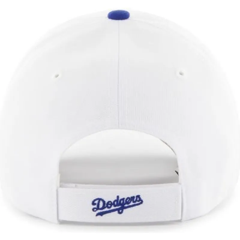 mutzen-gebogen-weiss-verstellbares-band-clara-der-los-angeles-dodgers-mlb-von-47-brand