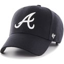 47-brand-curved-brim-mlb-atlanta-braves-smooth-cap-marineblau