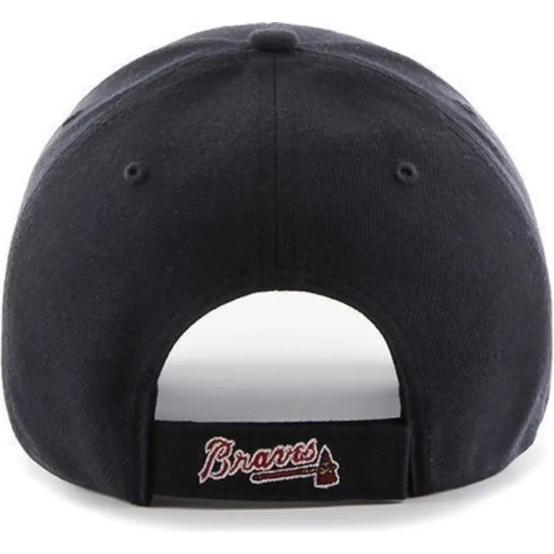 mutzen-gebogen-marineblau-verstellbares-band-lisa-der-atlanta-braves-mlb-von-47-brand