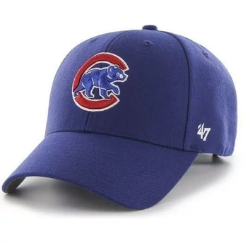 47 Brand Curved Brim MLB Chicago Cubs Smooth Cap blau