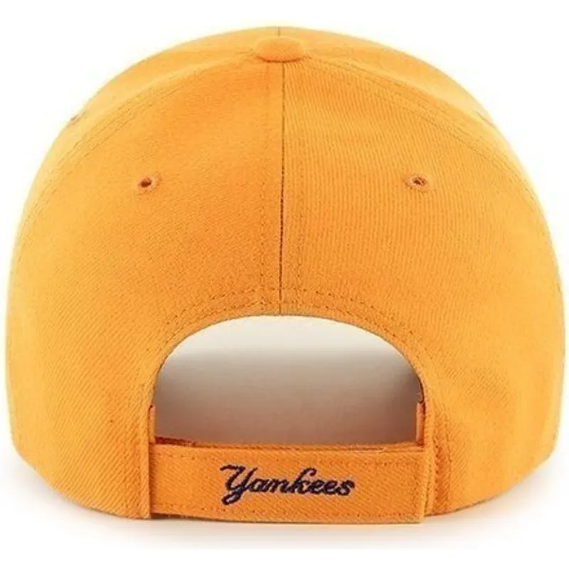 mutzen-gebogen-gelb-verstellbares-band-lisa-der-new-york-yankees-mlb-von-47-brand