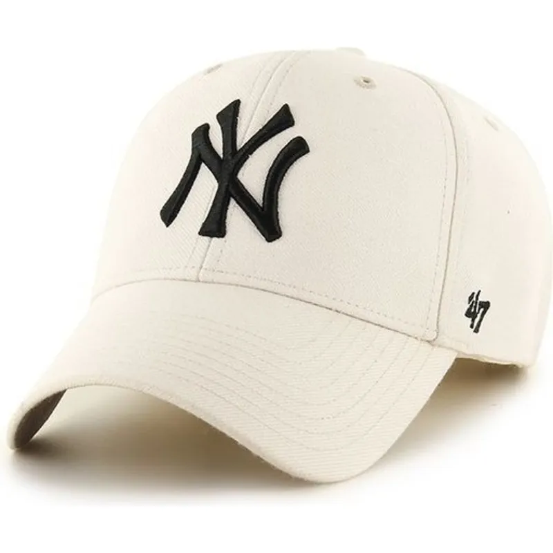 mutzen-gebogen-creme-verstellbares-band-lisa-der-new-york-yankees-mlb-von-47-brand mutzen-gebogen-creme-verstellbares-band-lisa-der-new-york-yankees-mlb-von-47-brand
