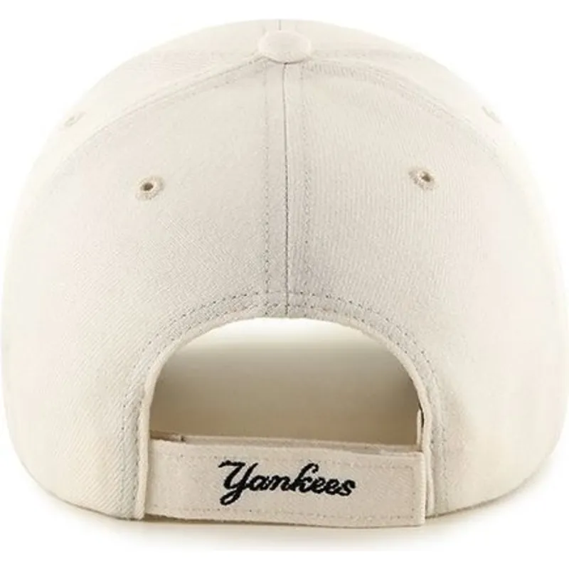 mutzen-gebogen-creme-verstellbares-band-lisa-der-new-york-yankees-mlb-von-47-brand mutzen-gebogen-creme-verstellbares-band-lisa-der-new-york-yankees-mlb-von-47-brand