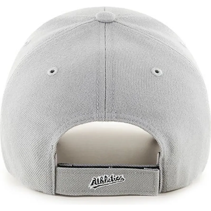 mutzen-gebogen-grau-verstellbares-band-lisa-der-oakland-athletics-mlb-von-47-brand