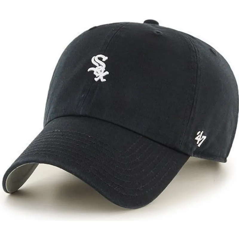 mutzen-gebogen-schwarz-verstellbares-band-pequeno-der-chicago-white-sox-nhl-von-47-brand mutzen-gebogen-schwarz-verstellbares-band-pequeno-der-chicago-white-sox-nhl-von-47-brand