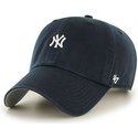 47-brand-curved-brim-kleines-logo-mlb-new-york-yankees-cap-marineblau