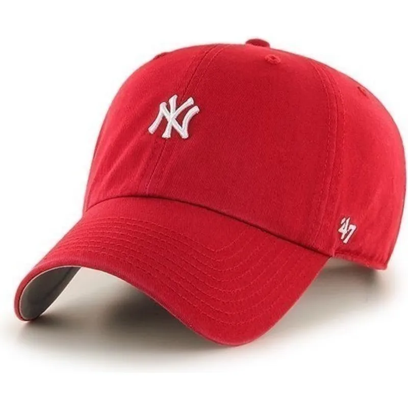 mutzen-gebogen-rot-verstellbares-band-pequeno-der-new-york-yankees-mlb-von-47-brand mutzen-gebogen-rot-verstellbares-band-pequeno-der-new-york-yankees-mlb-von-47-brand
