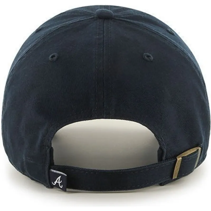 mutzen-gebogen-marineblau-verstellbares-band-frontal-der-atlanta-braves-mlb-von-47-brand mutzen-gebogen-marineblau-verstellbares-band-frontal-der-atlanta-braves-mlb-von-47-brand