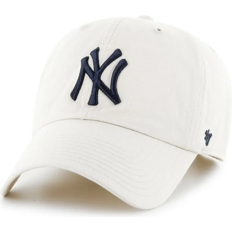 mutzen-gebogen-creme-verstellbares-band-frontal-grande-der-new-york-yankees-mlb-von-47-brand
