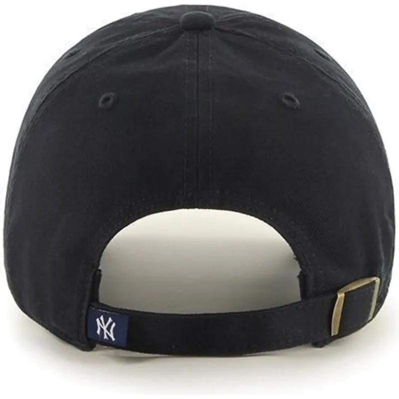 mutzen-gebogen-schwarz-verstellbares-band-fur-kinder-der-new-york-yankees-mlb-von-47-brand