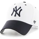 mutzen-gebogen-weiss-verstellbares-band-der-new-york-yankees-mlb-von-47-brand