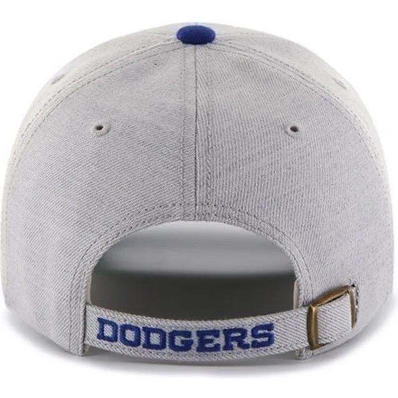 mutzen-gebogen-grau-verstellbares-band-der-los-angeles-dodgers-mlb-von-47-brand mutzen-gebogen-grau-verstellbares-band-der-los-angeles-dodgers-mlb-von-47-brand