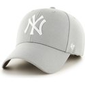 47-brand-curved-brim-new-york-yankees-mlb-cap-grau