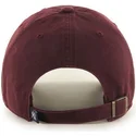 mutzen-gebogen-rot-verstellbares-band-granate-granate-der-new-york-yankees-mlb-von-47-brand
