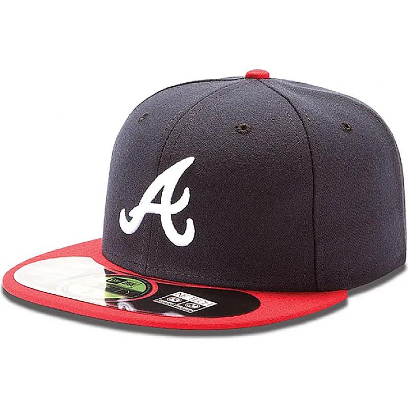 mutzen-flach-marineblau-angepasst-59fifty-authentic-on-field-der-atlanta-braves-mlb-von-new-era
