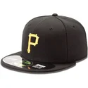 mutzen-flach-schwarz-angepasst-59fifty-authentic-on-field-der-pittsburgh-pirates-mlb-von-new-era
