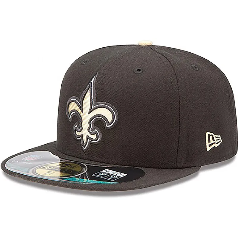 mutzen-flach-schwarz-angepasst-59fifty-authentic-on-field-game-der-new-orleans-saints-nfl-von-new-era mutzen-flach-schwarz-angepasst-59fifty-authentic-on-field-game-der-new-orleans-saints-nfl-von-new-era