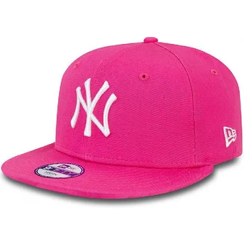 new-era-mlb-new-york-yankees-9fifty-essential-rosa-snapback-kappe-fur-kinder